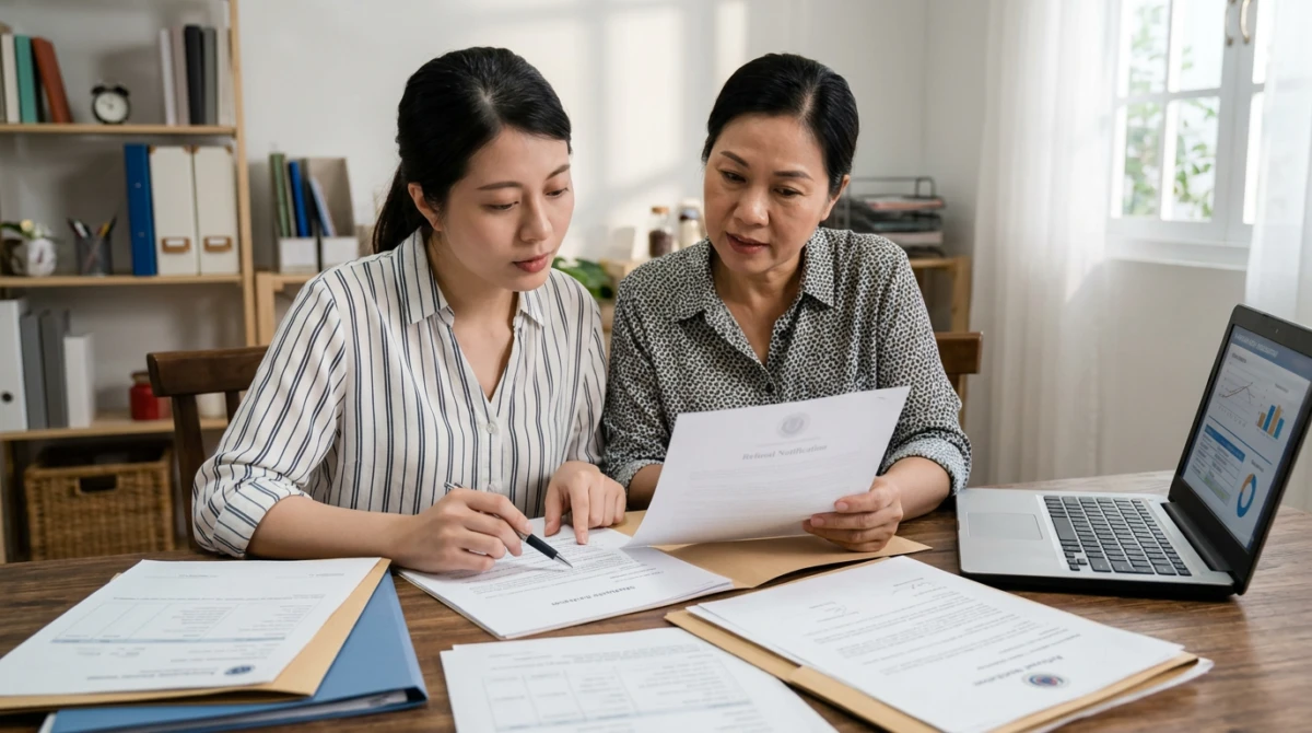 Student's Pass bị từ chối phải làm gì? Hướng dẫn xử lý chi tiết 2 Rà soát kỹ lưỡng các giấy tờ tài chính và học tập giúp tìm ra nguyên nhân bị từ chối Student - Student's Pass bị từ chối phải làm gì