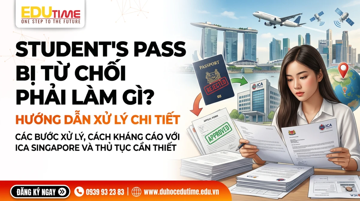 Student’s Pass bị từ chối phải làm gì? Hướng dẫn xử lý chi tiết