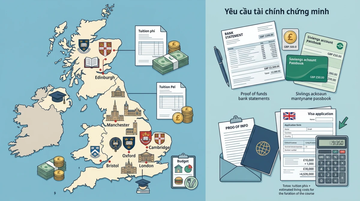 Cân nhắc chi phí sinh hoạt giữa London và các khu vực khác là bước quan trọng khi chuẩn bị tài chính - Du học thạc sĩ Anh Quốc