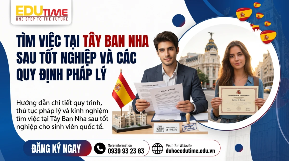 Tìm việc tại Tây Ban Nha sau tốt nghiệp và các quy định pháp lý
