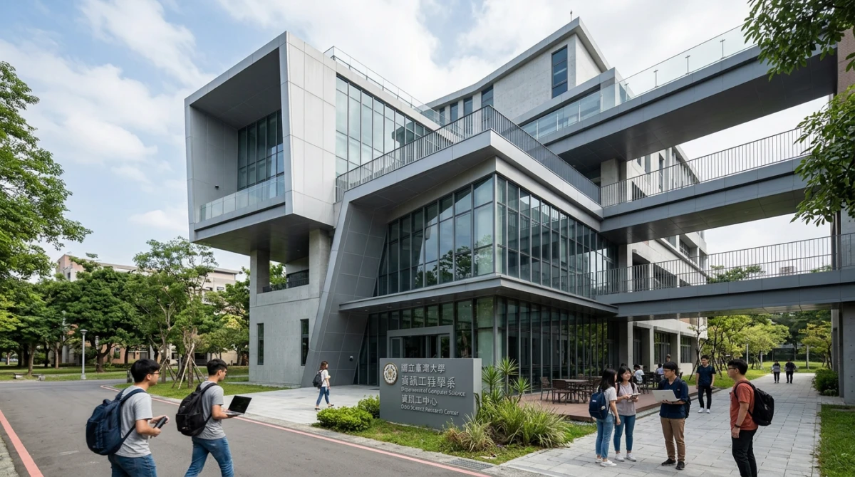 Khuôn viên hiện đại tại các trường đại học công nghệ hàng đầu Đài Loan - trường đào tạo khoa học dữ liệu Đài Loan