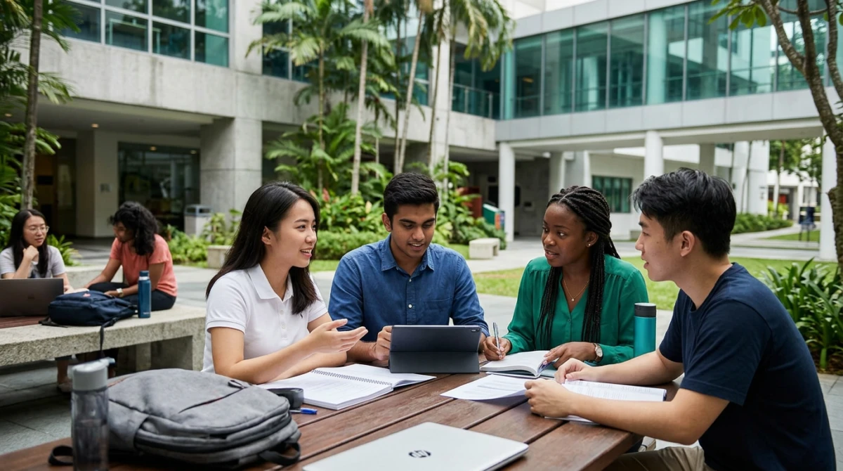 Môi trường học tập năng động và quốc tế hóa tại SIM Global Education. - học viện tư thục Singapore