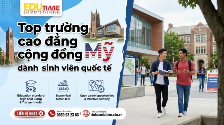 Top trường cao đẳng cộng đồng Mỹ dành cho sinh viên quốc tế