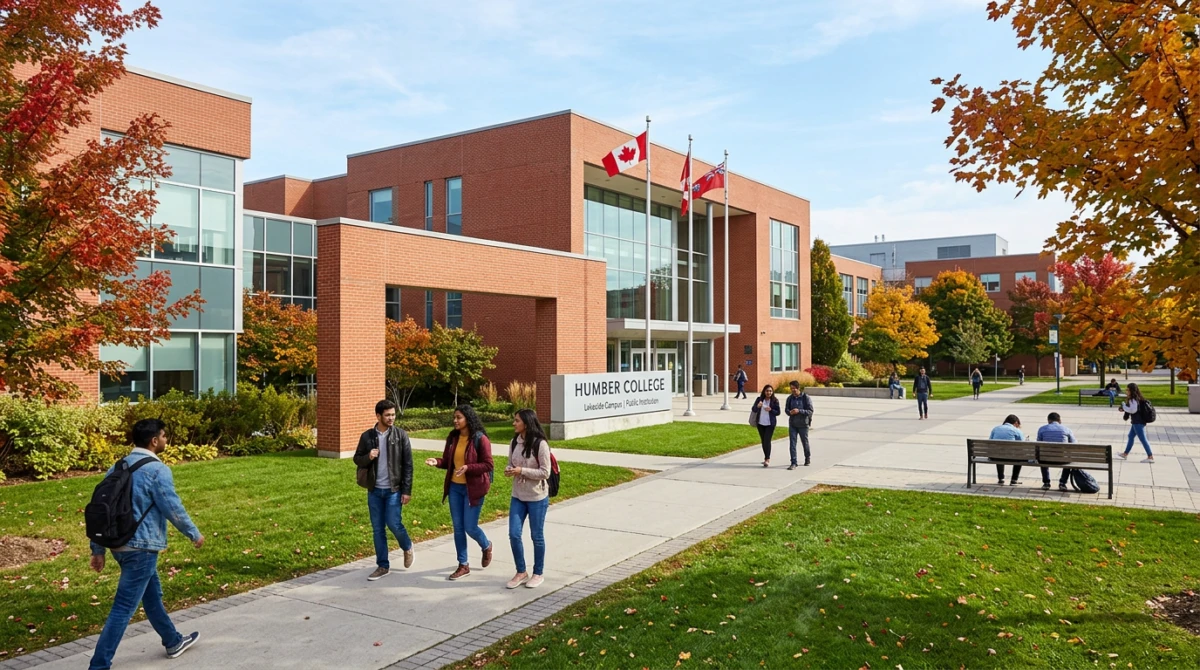 Khuôn viên xanh mát của một trường cao đẳng công lập tiêu biểu - Top trường cao đẳng công lập Canada