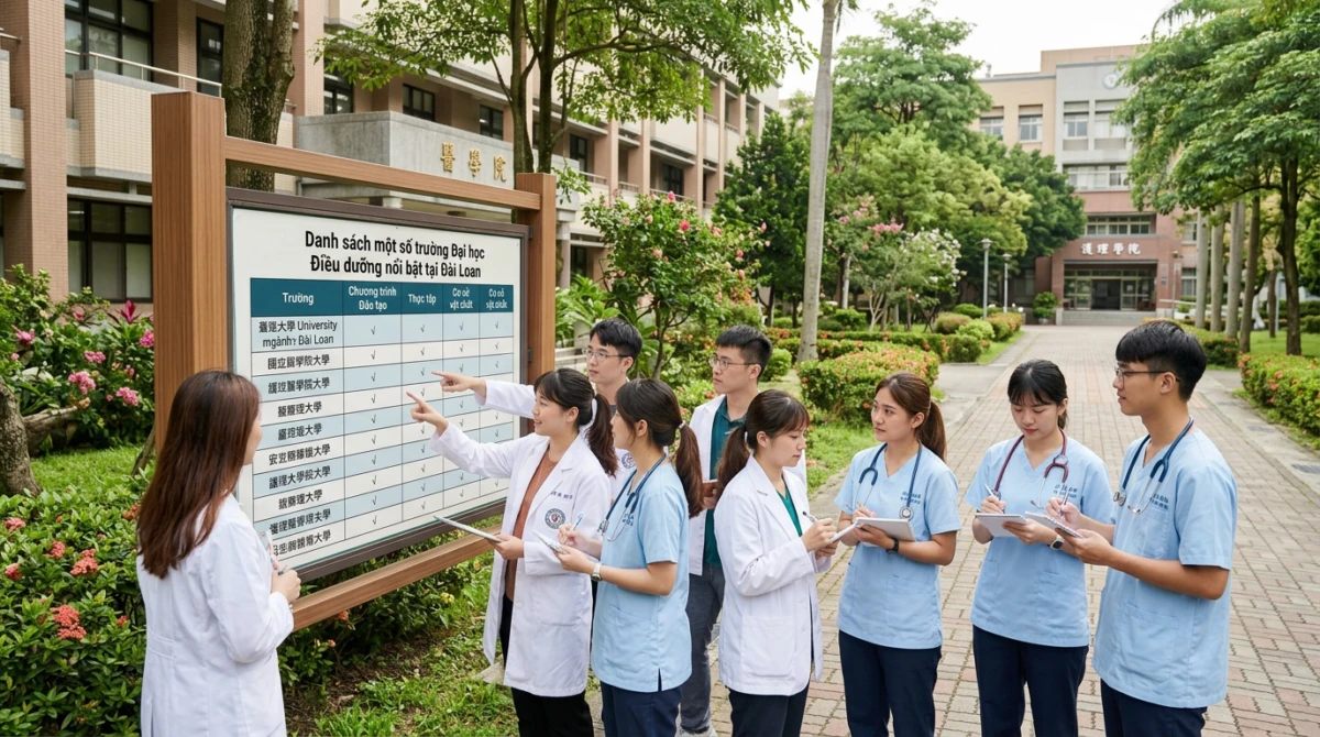 Cơ sở vật chất đạt chuẩn quốc tế tại các trường đào tạo điều dưỡng - ngành Điều dưỡng tại Đài Loan