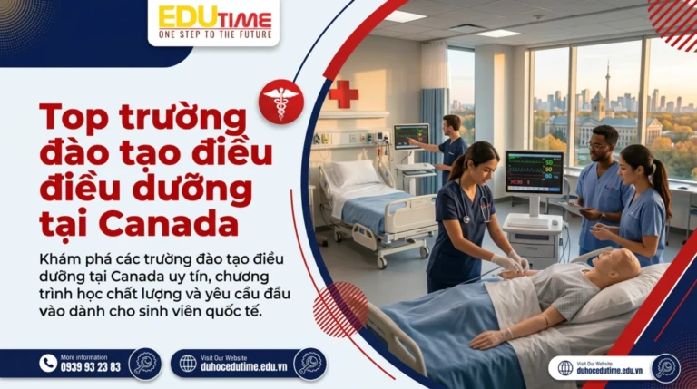Top trường đào tạo điều dưỡng tại Canada