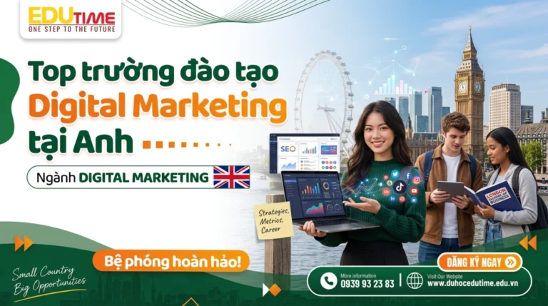 Top trường đào tạo Digital Marketing tại Anh