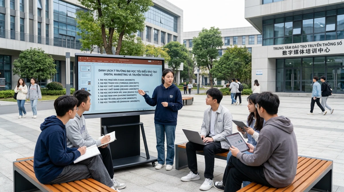 Không gian học tập và nghiên cứu tại các trường đại học hàng đầu Trung Quốc - Top trường đào tạo Digital Marketing tại Trung Quốc