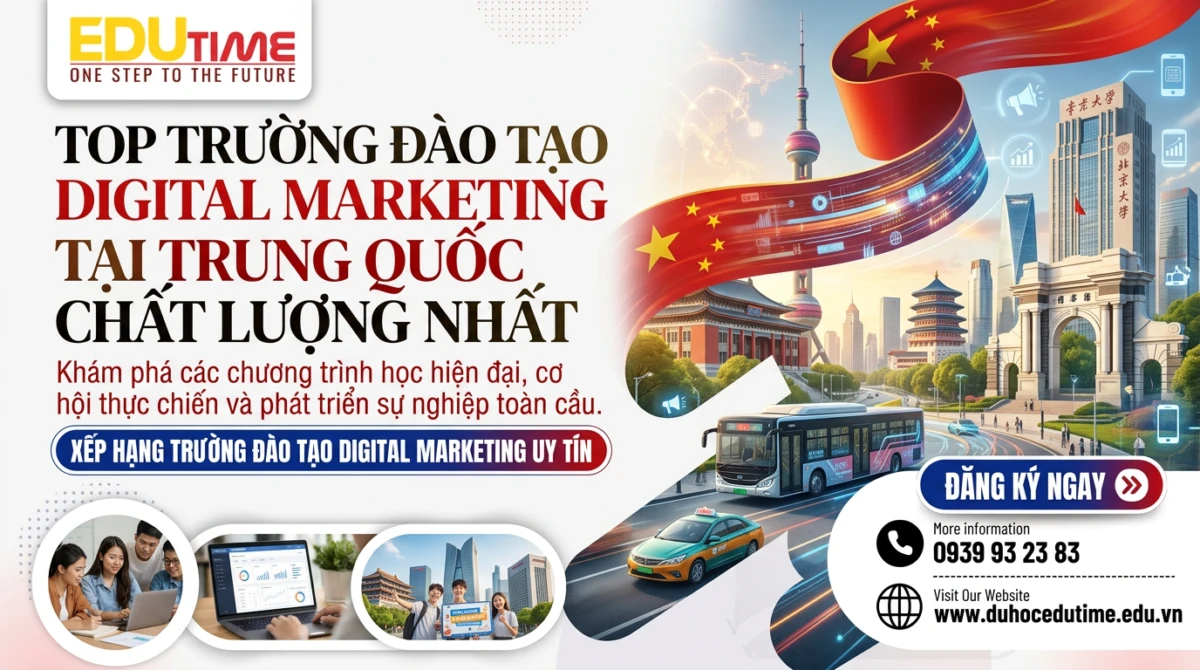 Top trường đào tạo Digital Marketing tại Trung Quốc chất lượng nhất
