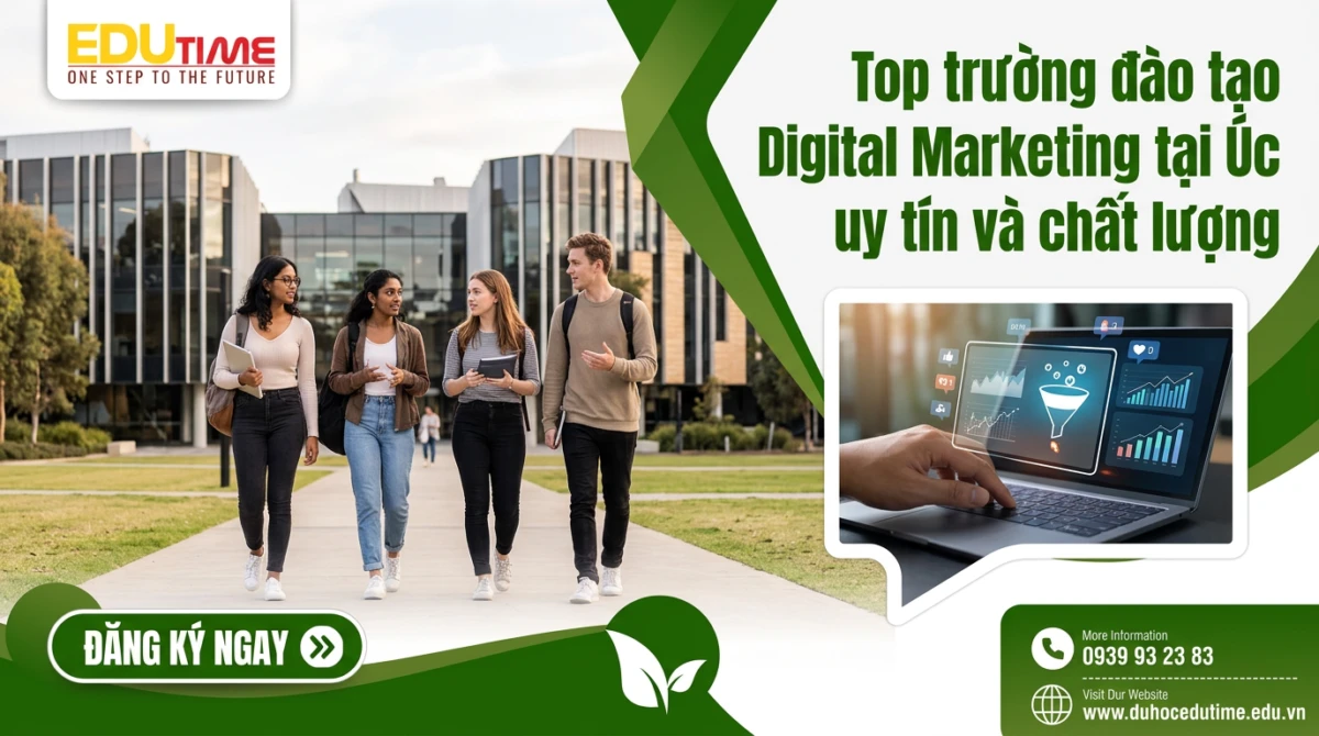 Top trường đào tạo Digital Marketing tại Úc uy tín và chất lượng
