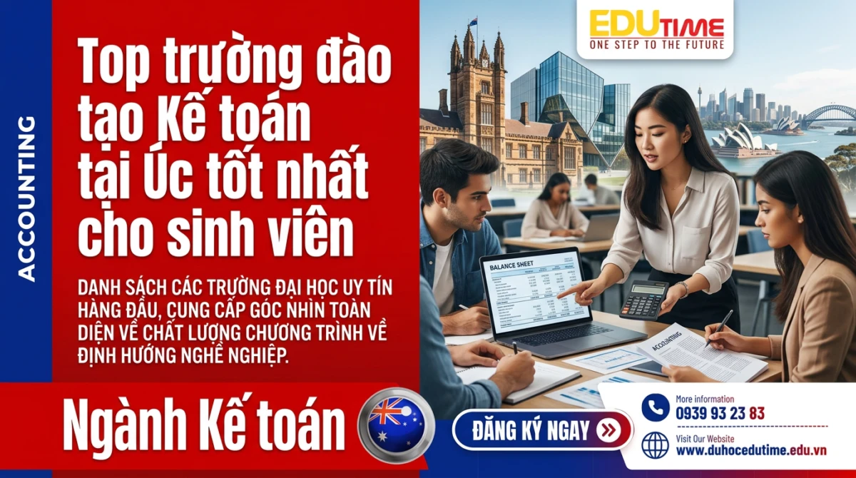 Top trường đào tạo Kế toán tại Úc tốt nhất cho sinh viên