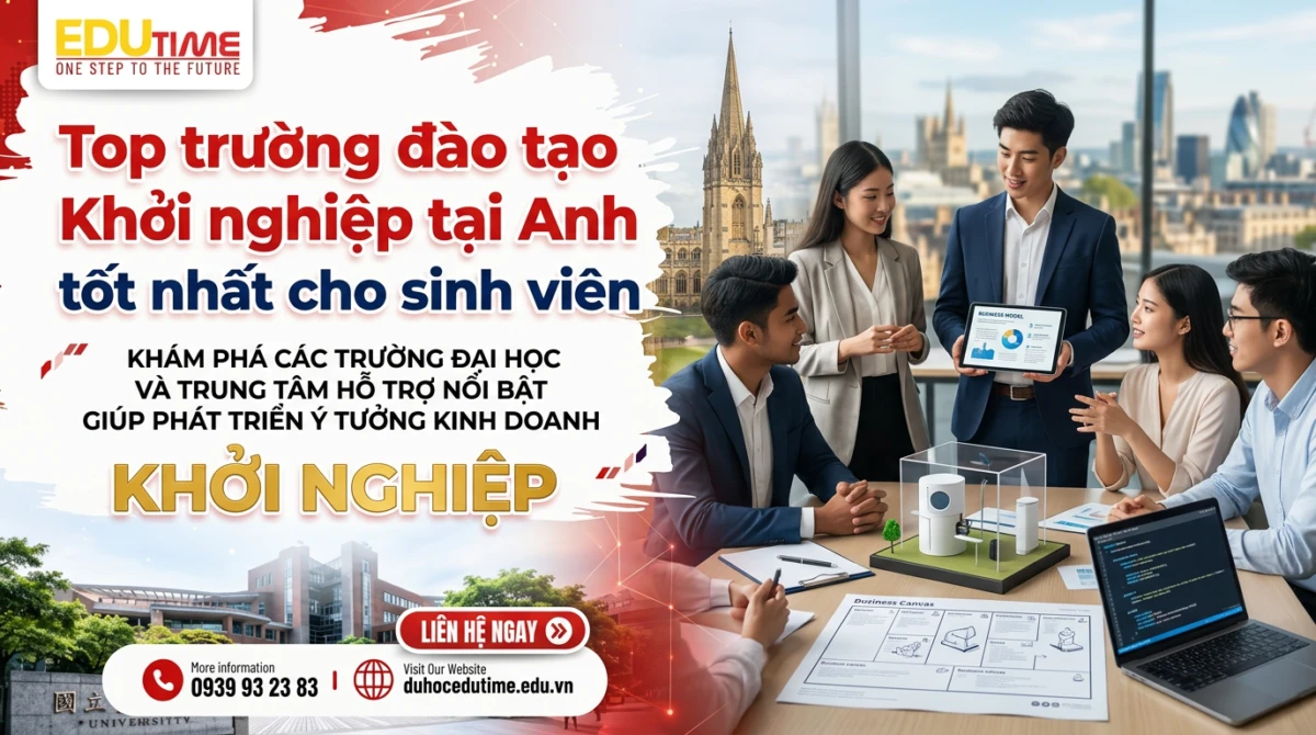 Top trường đào tạo Khởi nghiệp tại Anh tốt nhất cho sinh viên