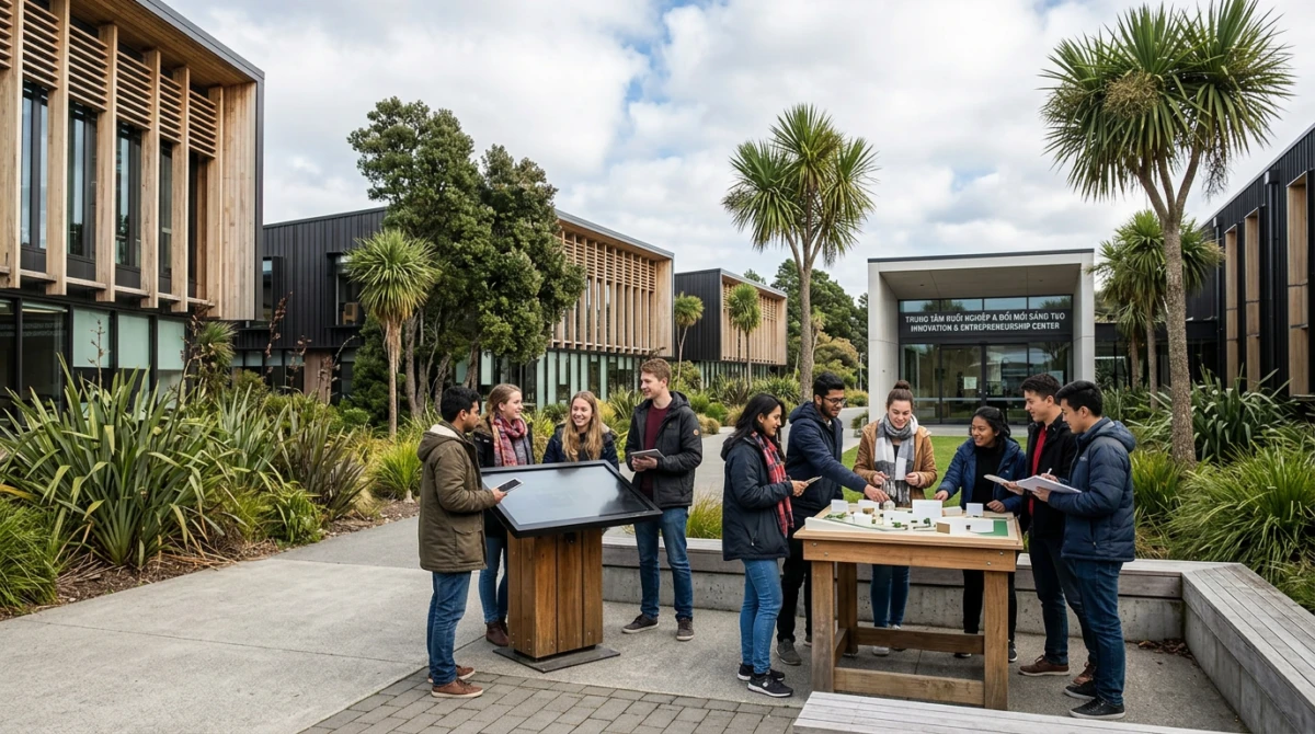 Cơ sở vật chất hiện đại phục vụ nghiên cứu và đổi mới sáng tạo tại Auckland - trường đào tạo Khởi nghiệp tại New Zealand