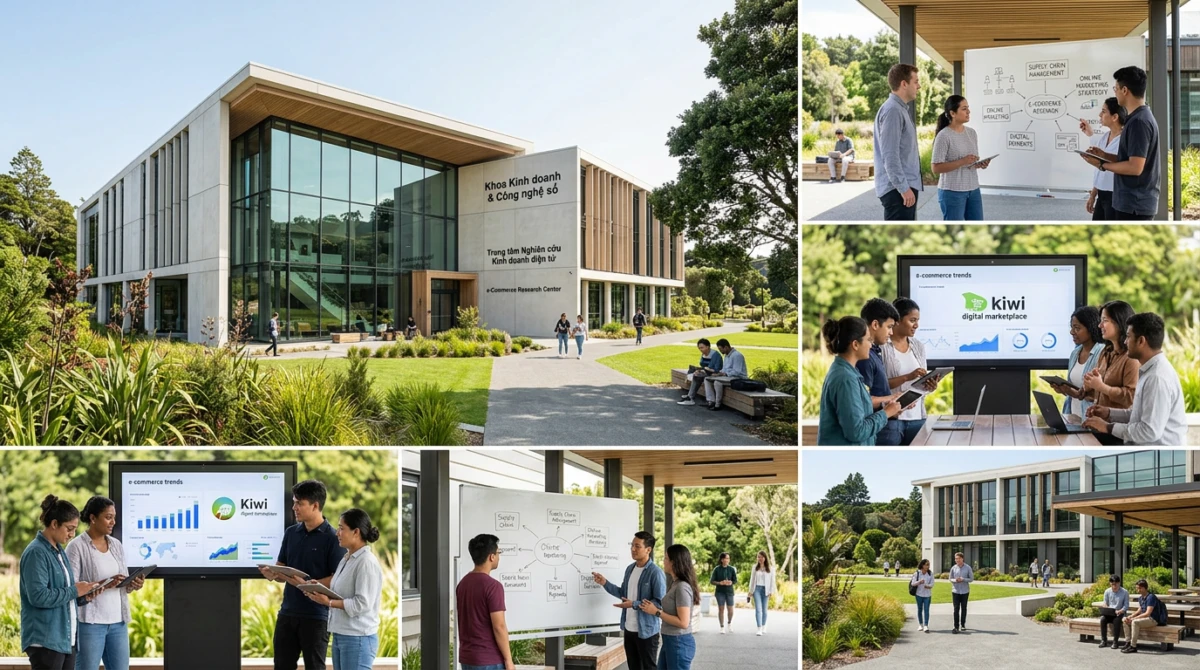 Không gian học tập chuyên nghiệp tại trường Đại học Waikato - Kinh doanh điện tử tại New Zealand