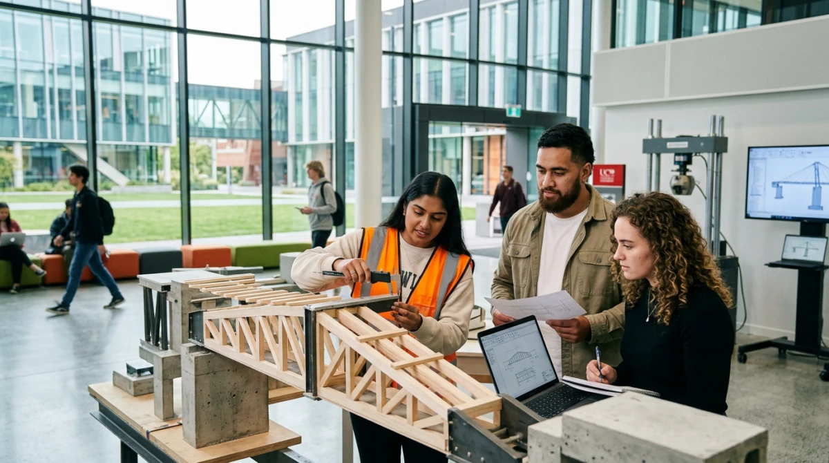 Cơ sở vật chất và không gian học tập chuyên nghiệp tại trường đại học New Zealand - Top trường đào tạo Kỹ thuật xây dựng tại New Zealand