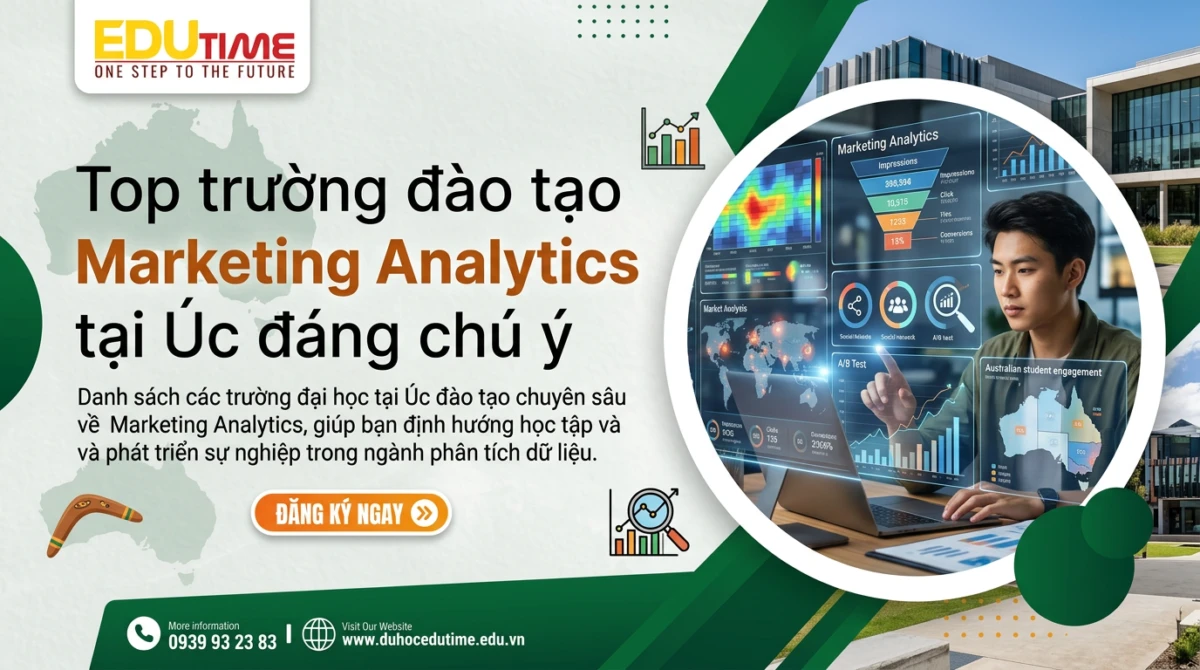 Top trường đào tạo Marketing Analytics tại Úc đáng chú ý