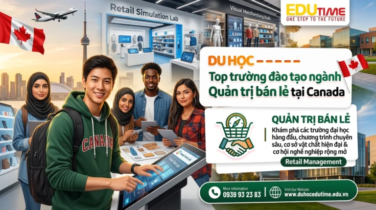 Top trường đào tạo ngành Quản trị bán lẻ tại Canada