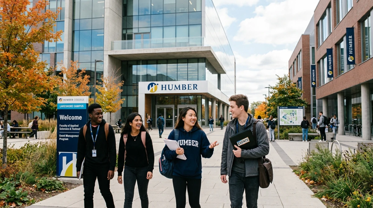 Khuôn viên học tập năng động của Humber Polytechnic tại Toronto - ngành Quản trị sự kiện tại Canada