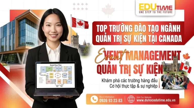 Top trường đào tạo ngành Quản trị sự kiện tại Canada