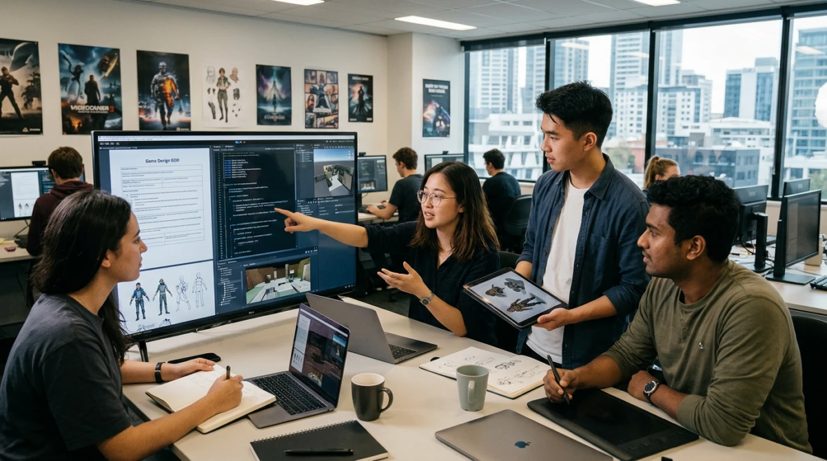 Môi trường học tập chuyên nghiệp gắn liền với các công nghệ game tiên tiến - Phát triển game tại New Zealand