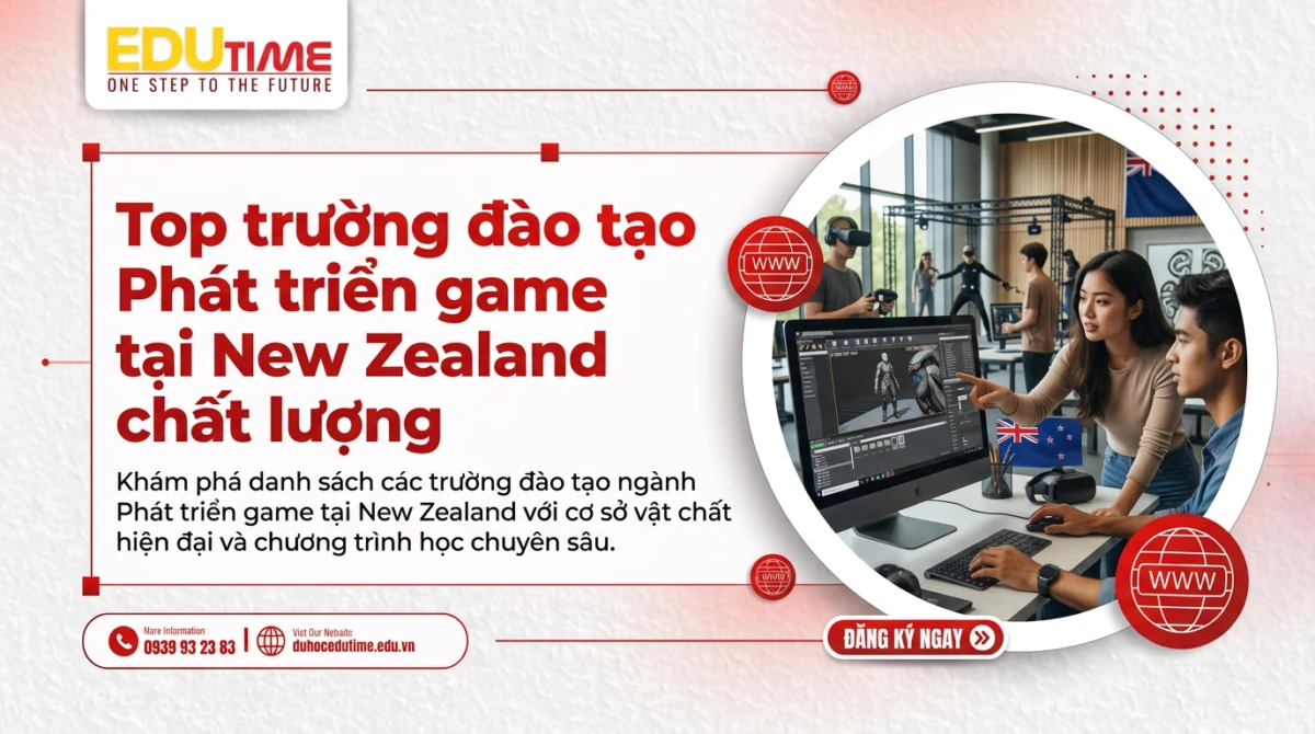 Du học Edutime - Tư vấn du học chuyên biệt 81 Top trường đào tạo Phát triển game tại New Zealand chất lượng
