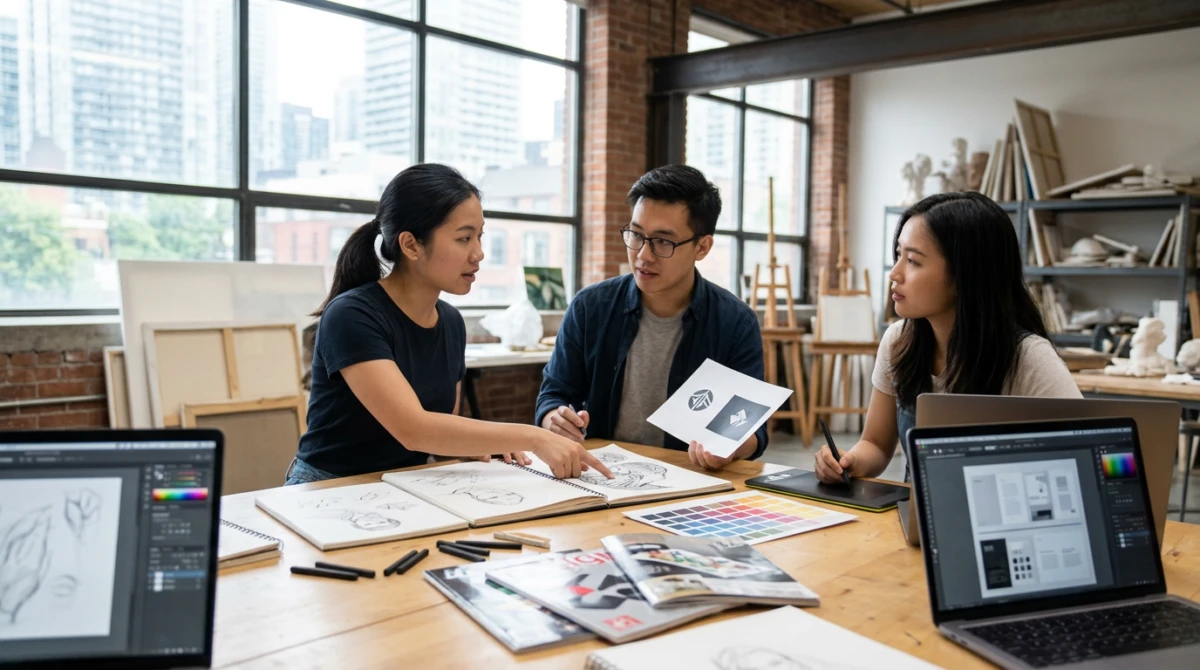 Top trường đào tạo thiết kế đồ họa tại Canada 2 Môi trường studio mở thúc đẩy tư duy sáng tạo tại các trường đại học Canada - Top trường đào tạo thiết kế đồ họa tại Canada