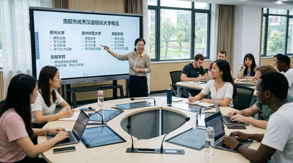 Sinh viên quốc tế trong giờ học tiếng Trung thực hành - Top trường học tiếng Trung tốt tại Quý Dương
