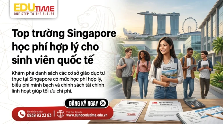 Top trường Singapore học phí hợp lý cho sinh viên quốc tế