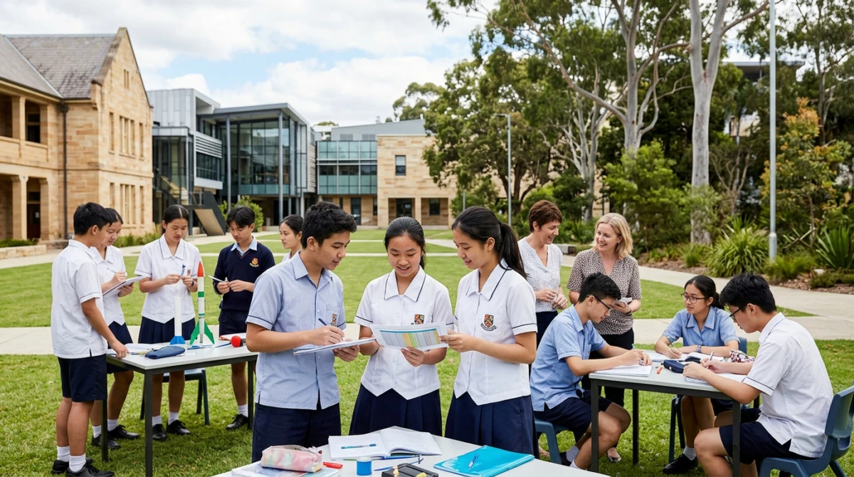 Học sinh tham gia các hoạt động ngoại khóa và phát triển kỹ năng tại trường THPT ở Sydney - trường THPT tại Sydney Úc