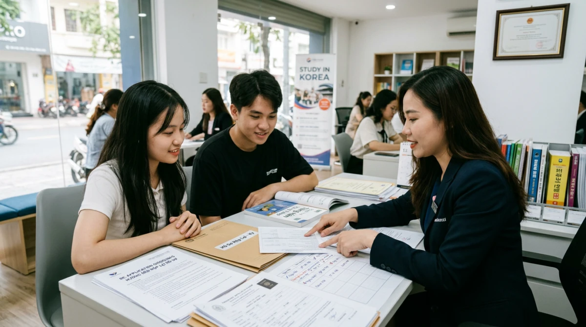 Cải thiện trình độ ngoại ngữ giúp tăng độ tin cậy trong lần xin visa tiếp theo. - trượt visa du học Hàn Quốc phải làm sao