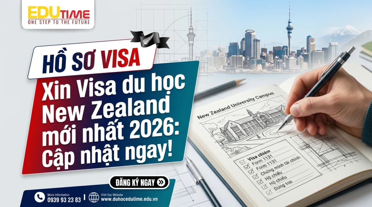 Xin Visa du học New Zealand mới nhất 2026: Cập nhật ngay!