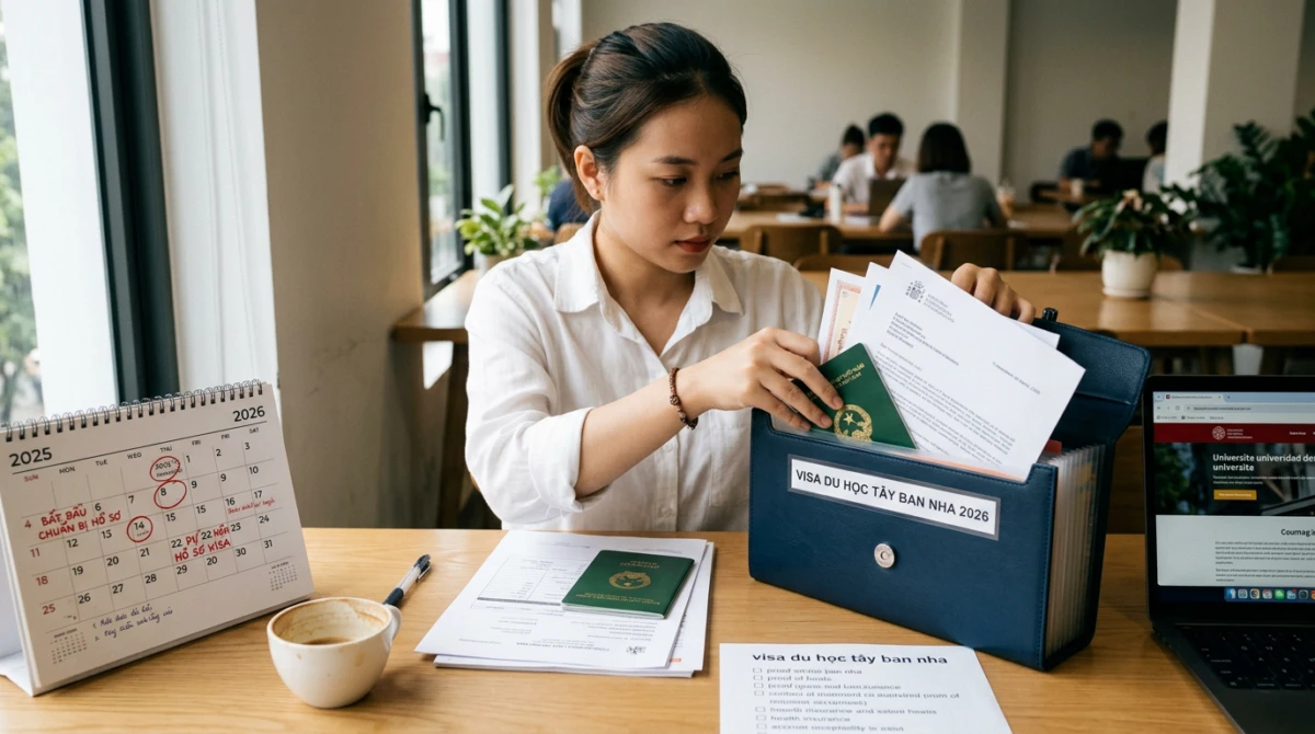 Chuẩn bị hồ sơ từ sớm giúp bạn chủ động thời gian cho chuyến du học Tây Ban Nha - visa du học tây ban nha