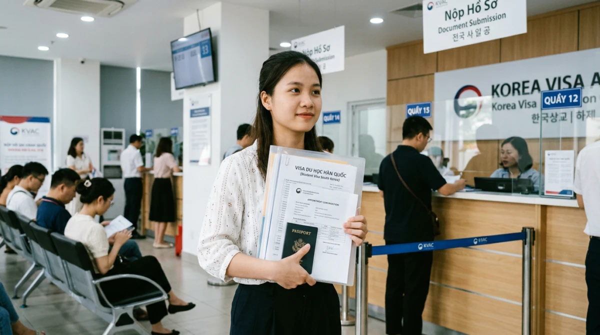 Chuẩn bị kỹ lưỡng bộ hồ sơ giúp quá trình xét duyệt diễn ra thuận lợi - Xin Visa du học Hàn Quốc mất bao lâu