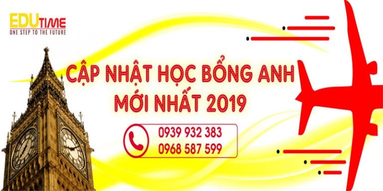 Cập nhập học bổng du học Anh sớm kỳ 01/2019