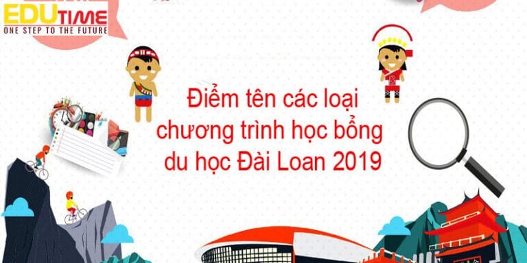 Điểm tên các loại chương trình học bổng du học Đài Loan!